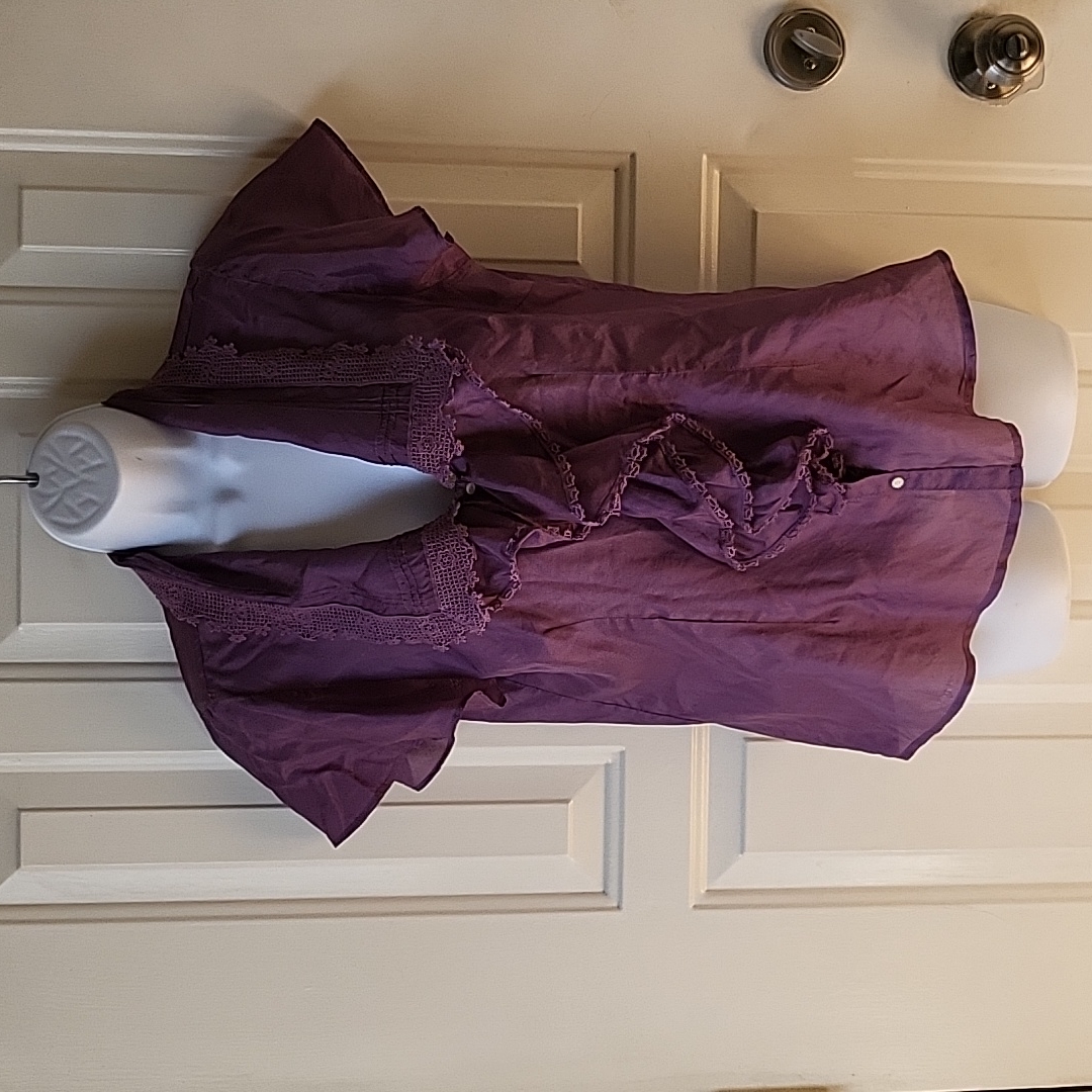 Lucky Brand 100 Silk Blouse